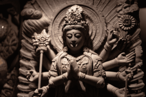 Kannon divinity statue
