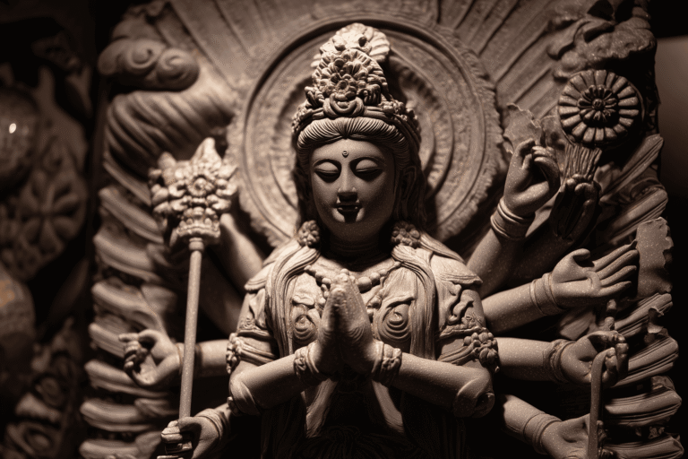 Kannon divinity statue
