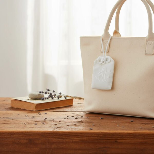 Omamori hanged to a bag